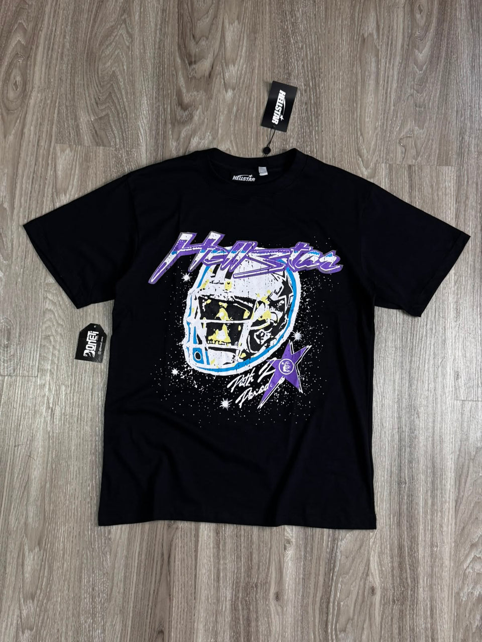 CAMISETA HELLSTAR PARADISE FOOTBALL - PRETA