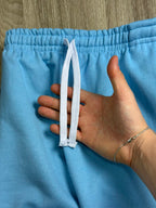 SHORTS MOLETOM NK ICON - AZUL