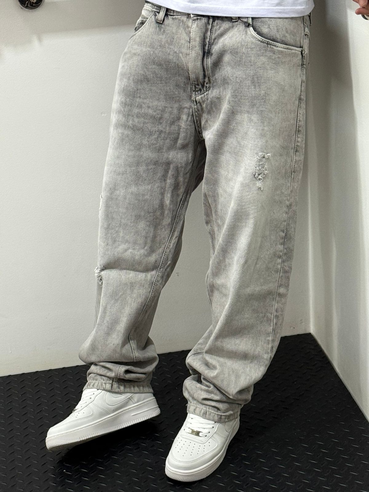 CALÇA JEANS RETA RASGO JAY JONES - 8114