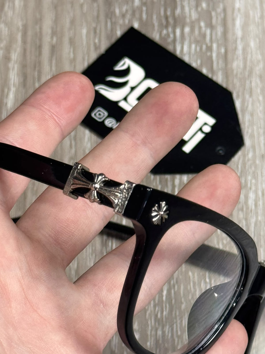 ÓCULOS CHROME HEARTS CLEAR
