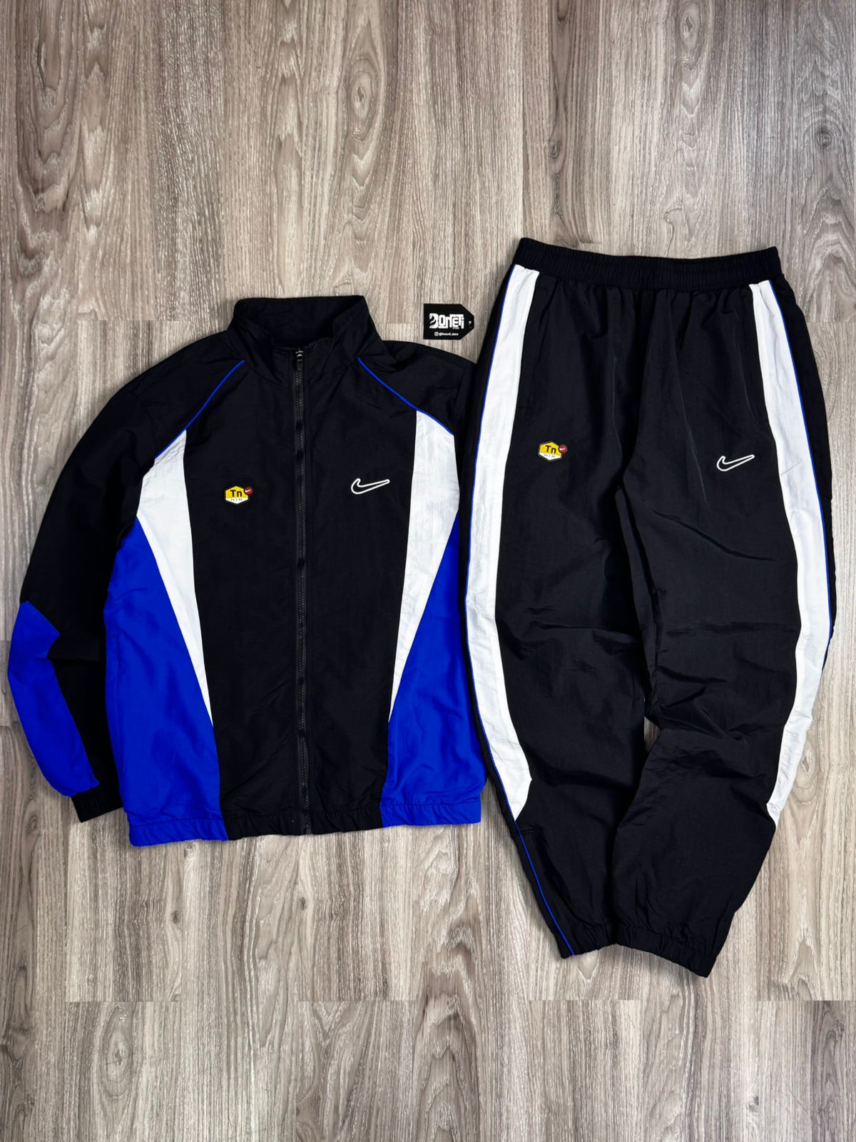 CONJUNTO TACTEL NK TRACKSUIT TN AIR - PRETO