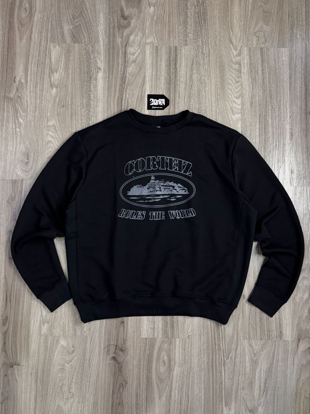 MOLETOM CARECA CORTEIZ RULES - BLACK GREY
