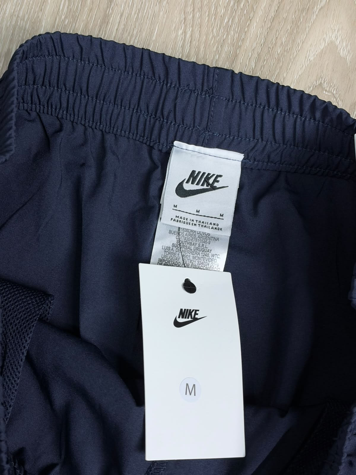 SHORTS TACTEL NK CLUB BORDADO - AZUL MARINHO