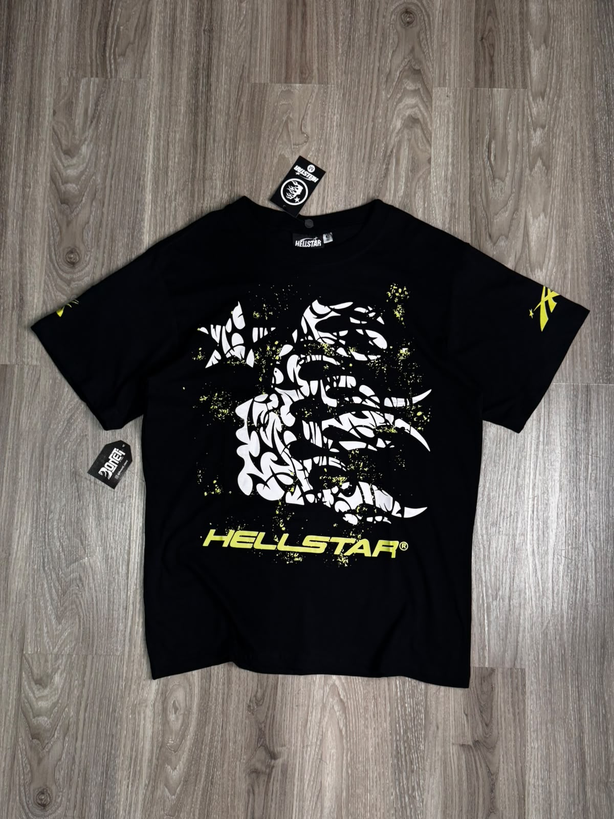 CAMISETA HELLSTAR PATH TO PARADISE - BLACK GREEN