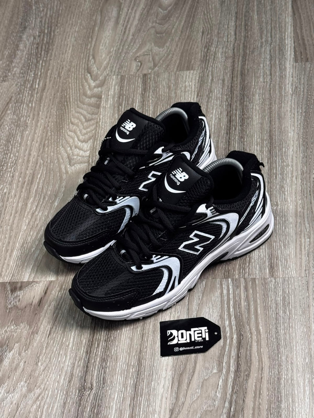 TÊNIS NB 530 - BLACK WHITE