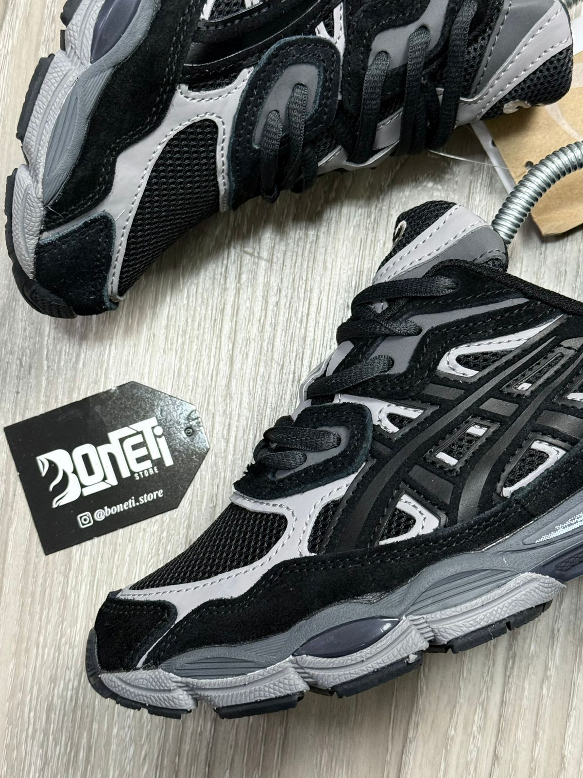 TÊNIS ASICS GEL NYC - BLACK GREY – Boneti Store | Oficial