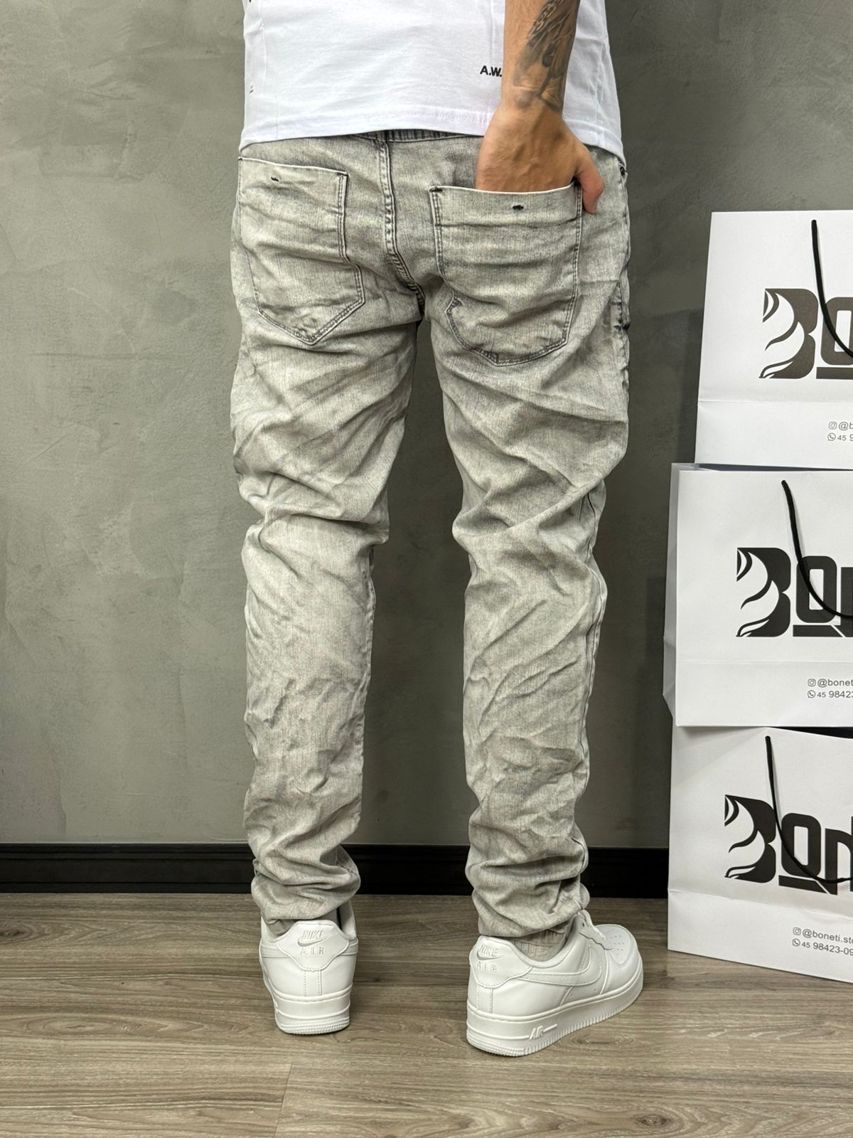 CALÇA JEANS SKINNY ESTONADA JAY JONES - 8379