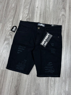 SHORTS JEANS CREED - PRETO