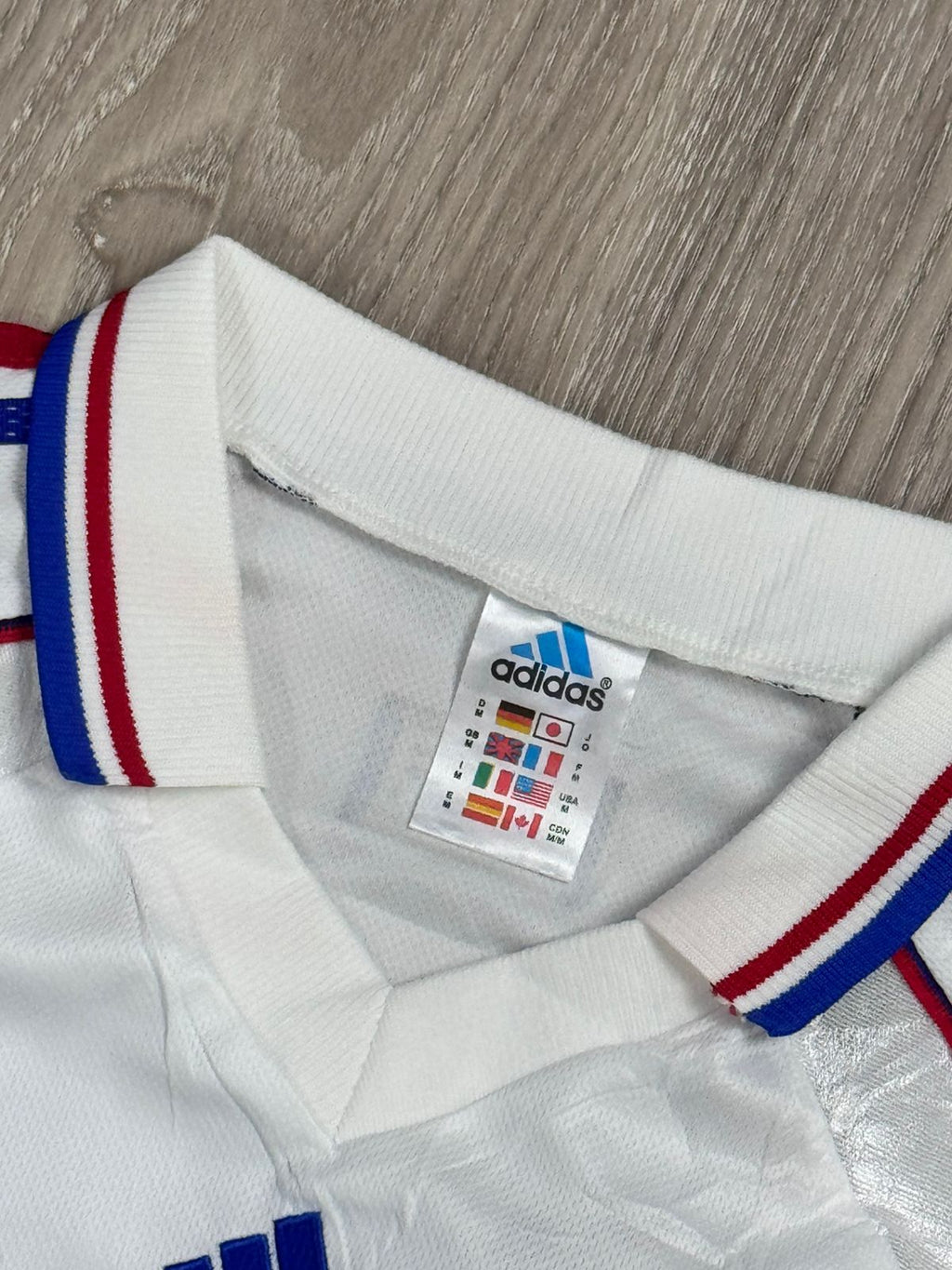 CAMISA RETRÔ FRANÇA WORLD CUP 98 ZIDANE