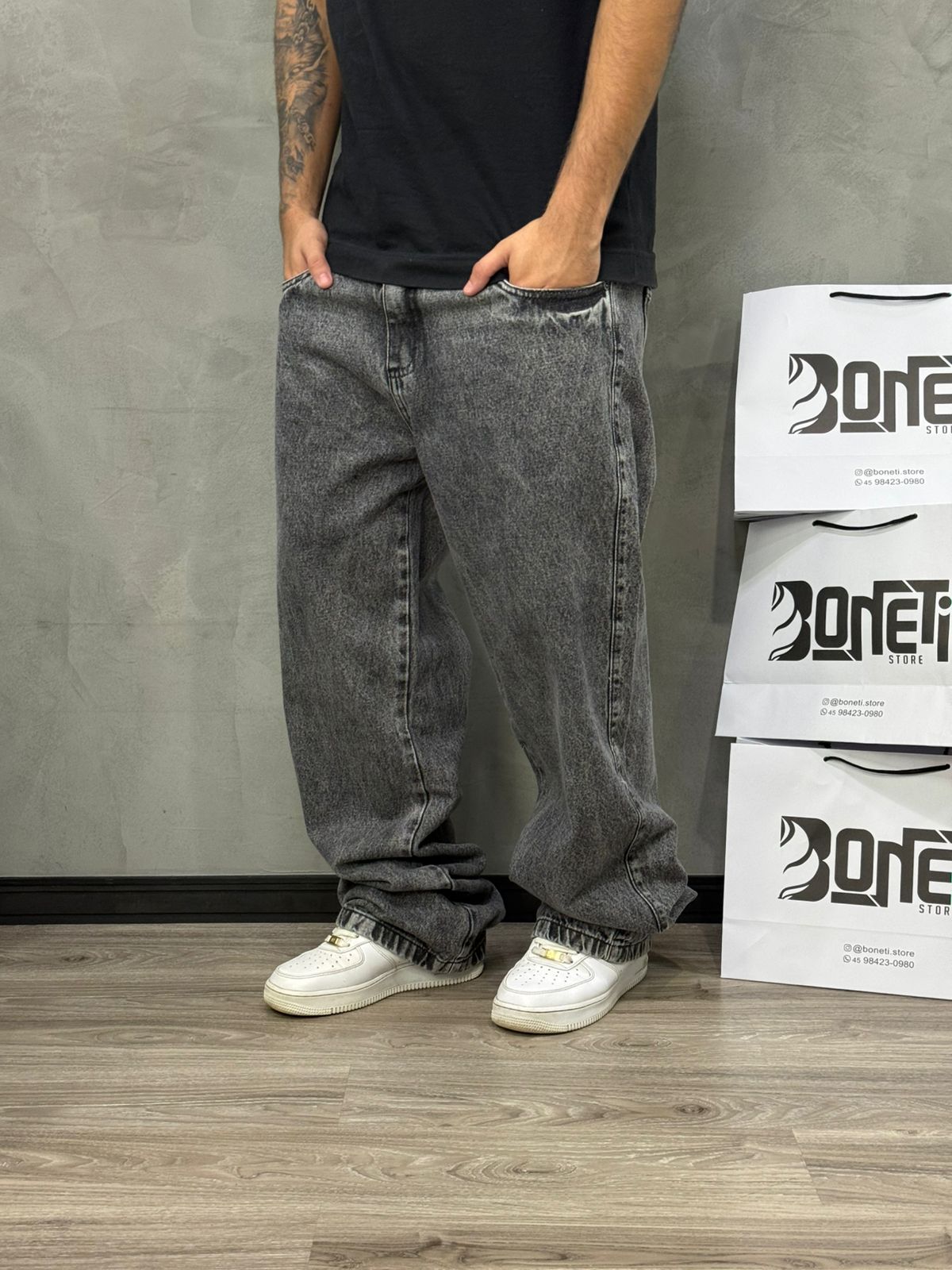 CALÇA JEANS RETA PRESENCE - 7650