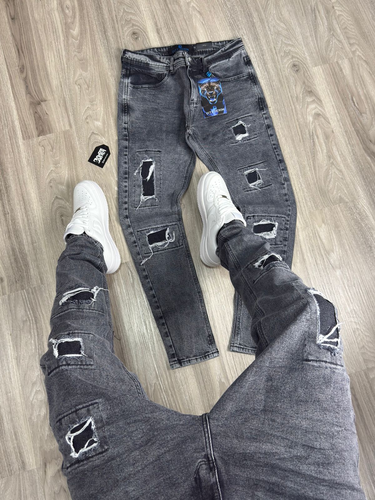 CALÇA JEANS ESCURO SKINNY CITY DENIM - 0106