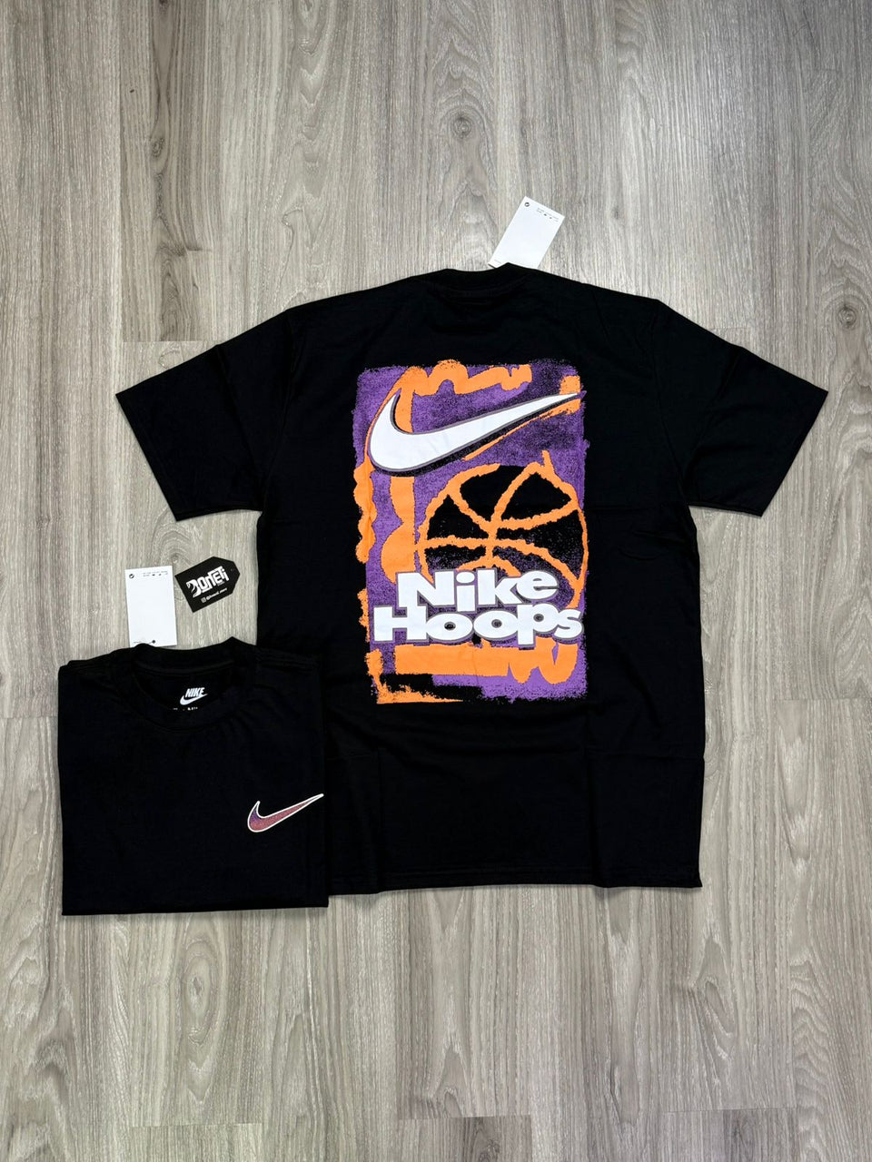 CAMISETA NK M90 BALL HOOPS - PRETA