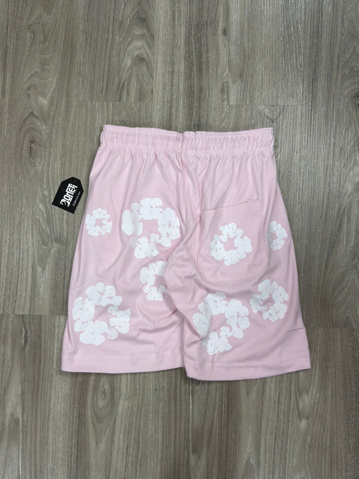 SHORTS MOLETOM DENIM TEARS - ROSA