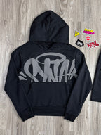 CONJUNTO SYNA WORLD MOLETOM - BLACK GREY