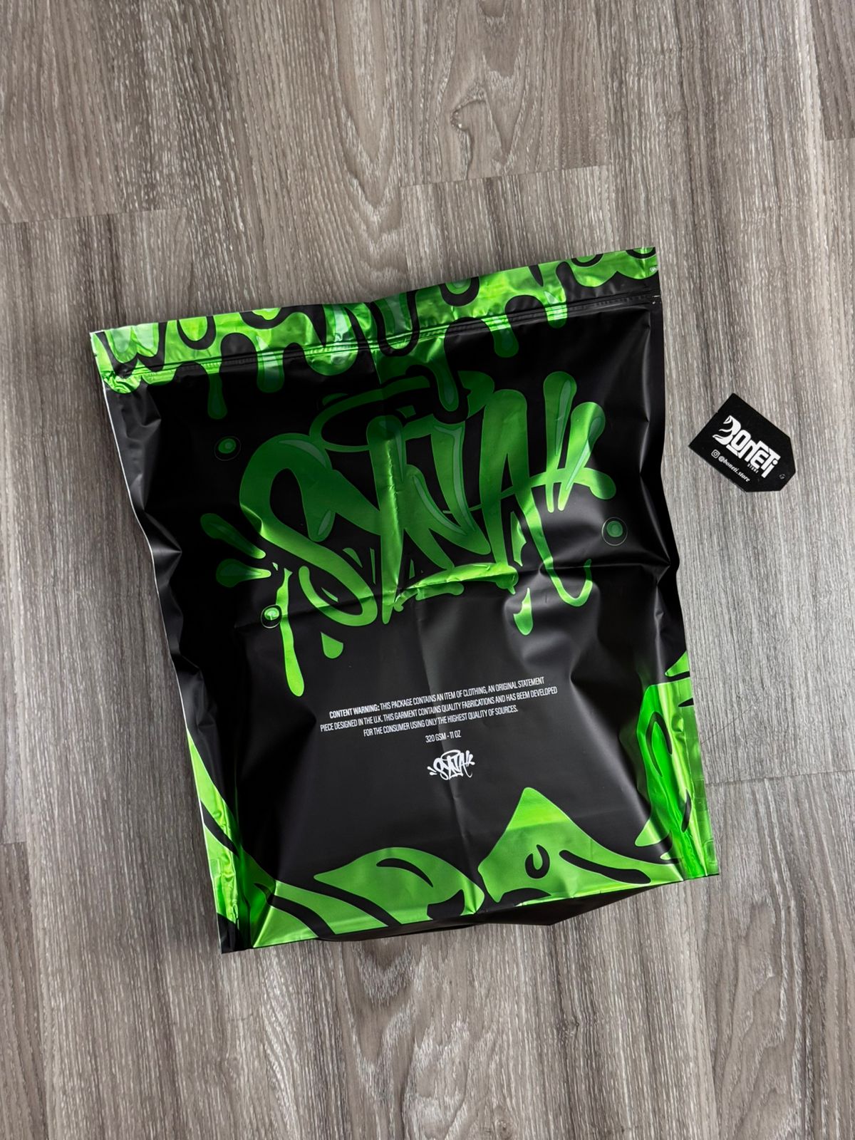 CONJUNTO SYNA WORLD MOLETOM - BLACK GREY