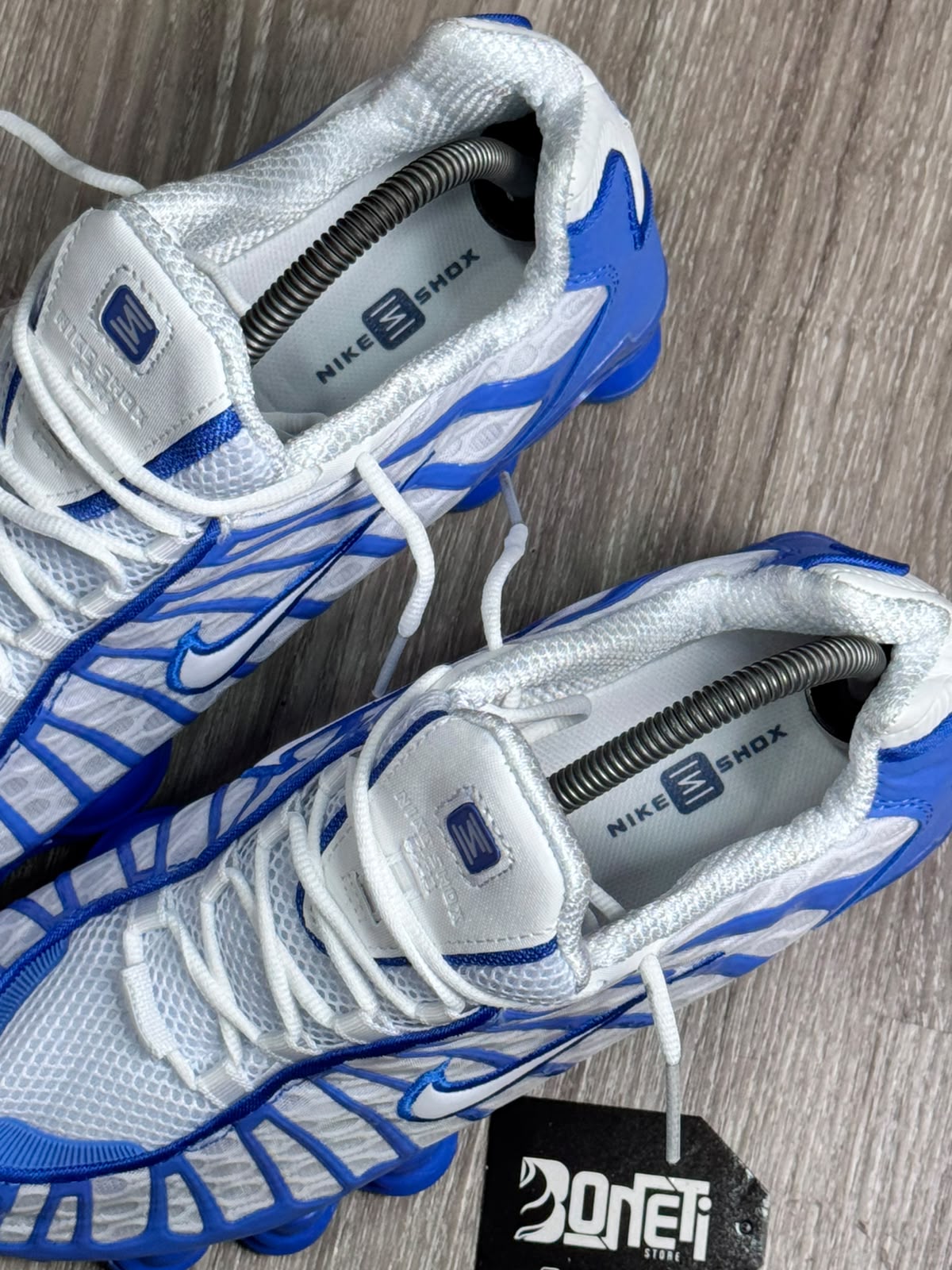 TÊNIS NK SHOX TL 12 MOLAS - WHITE WORK BLUE