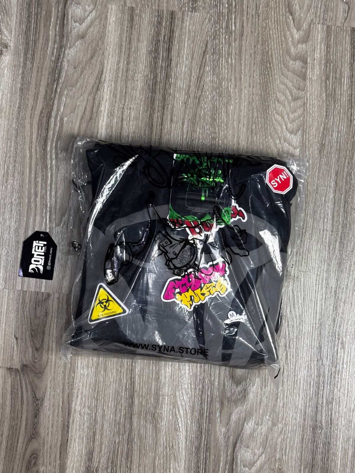 CONJUNTO SYNA WORLD MOLETOM - BLACK GREY