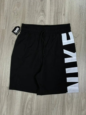 SHORTS TACTEL NK LETREIRO - PRETO