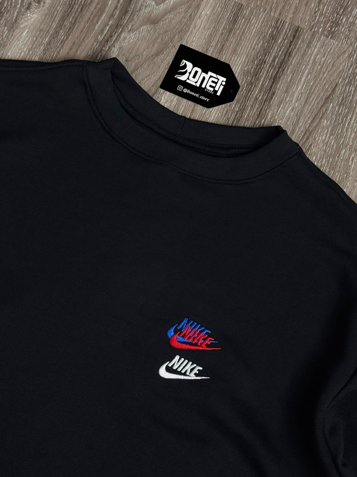 MOLETOM CARECA NK MULTI SWOOSH  - PRETO