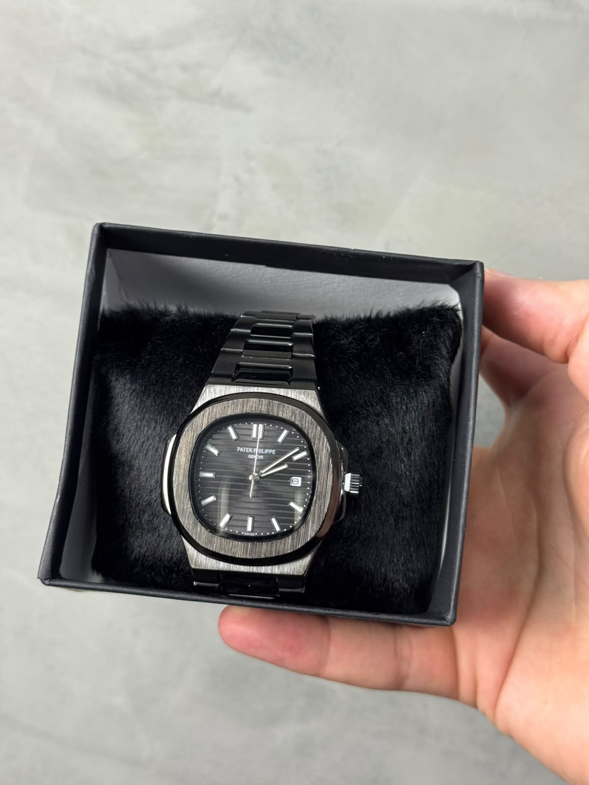 RELÓGIO PATEK NAUTILUS - ALL BLACK