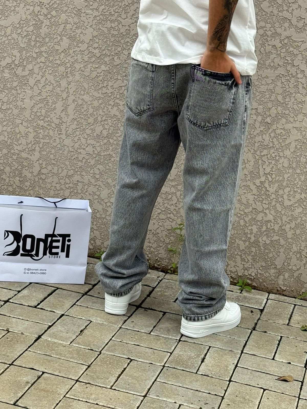 CALÇA JEANS RETA PRESENCE - 7566