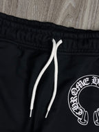 SHORTS MOLETOM CHROME HEARTS - PRETO