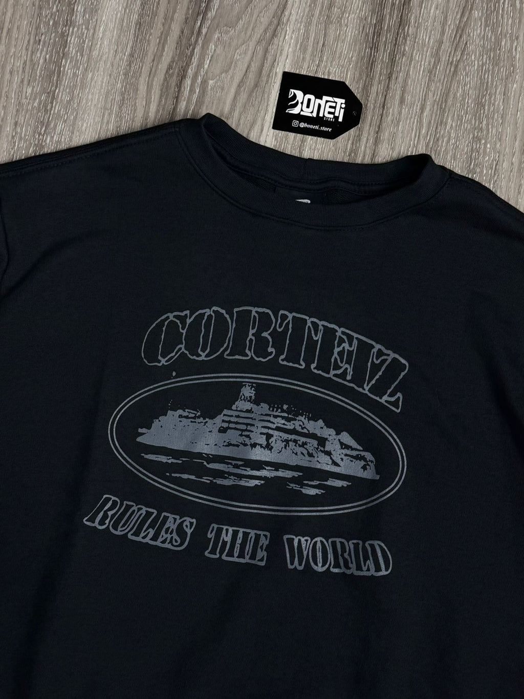 MOLETOM CARECA CORTEIZ RULES - BLACK GREY