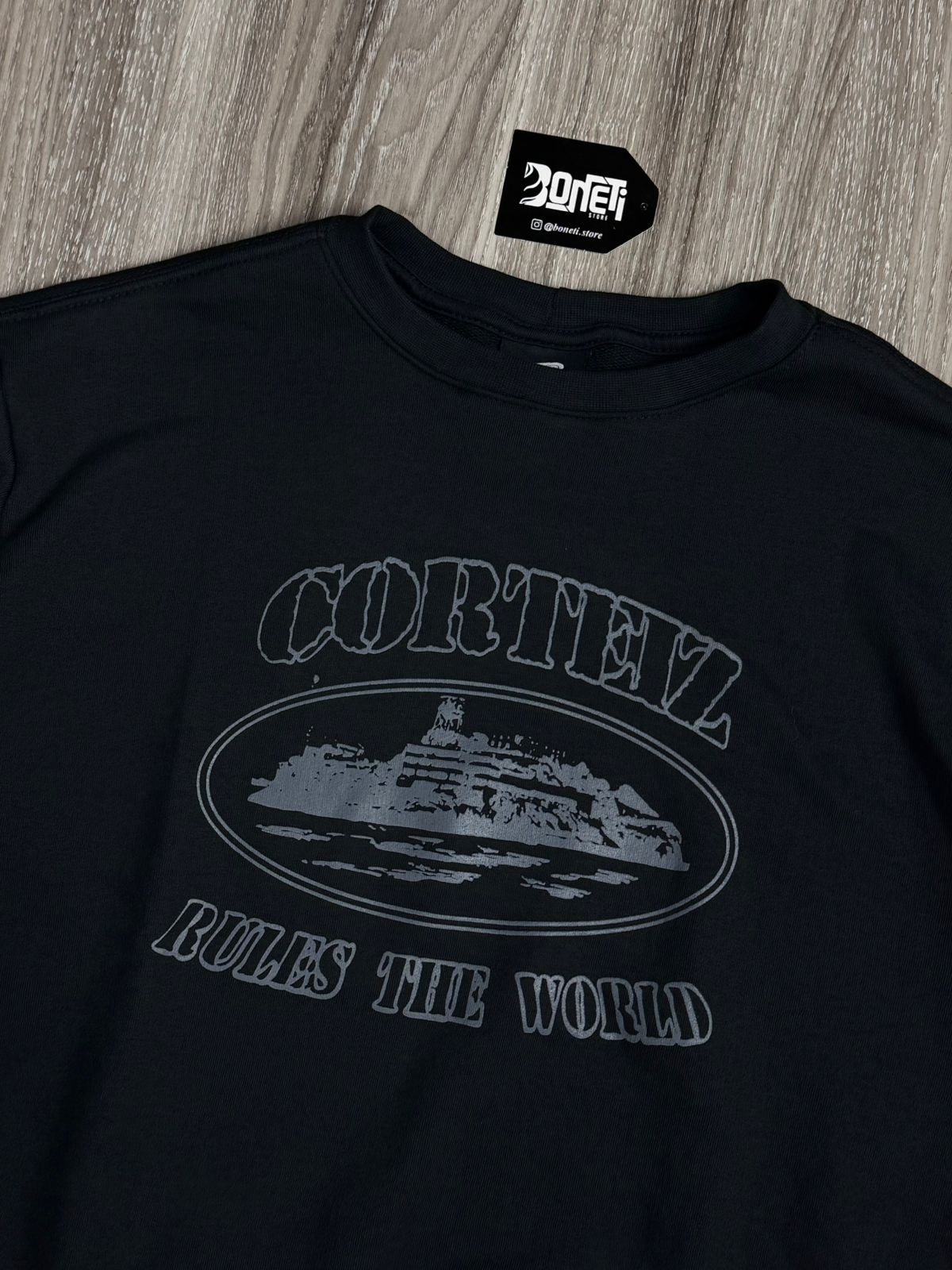 MOLETOM CARECA CORTEIZ RULES - BLACK GREY