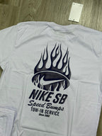 CAMISETA NK SB SPEED CAR - BRANCA