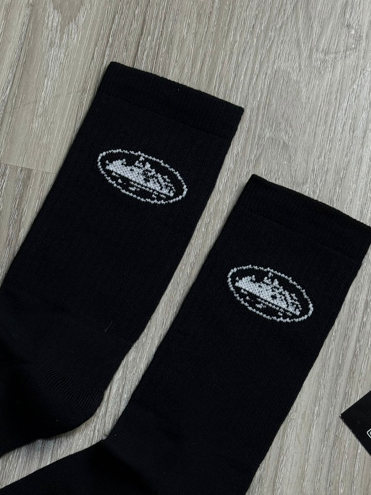 MEIA CANO ALTO CORTEIZ - PRETA