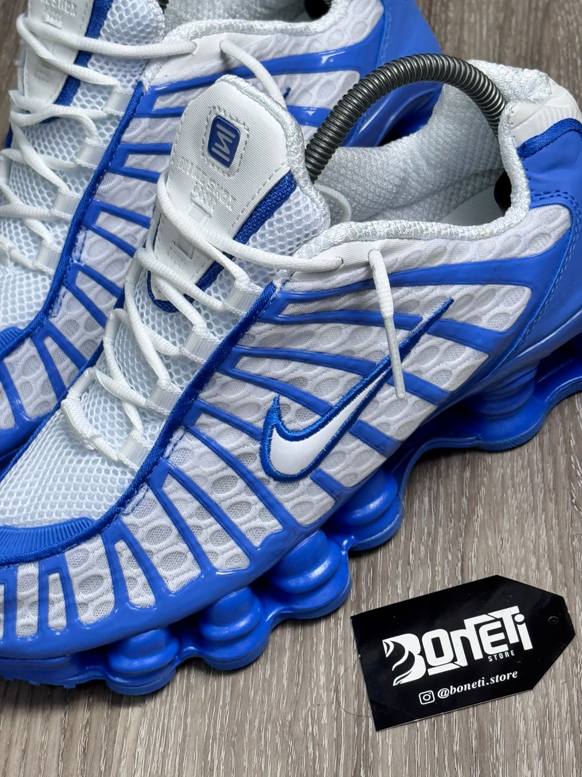 TÊNIS NK SHOX TL 12 MOLAS - WHITE WORK BLUE