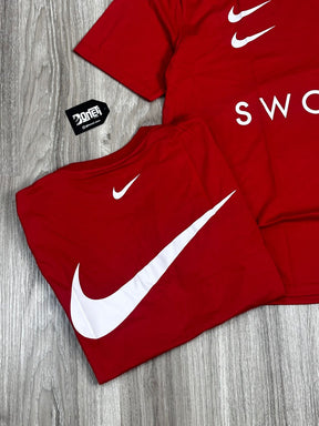 CAMISETA NK DOUBLE SWOOSH - VERMELHO