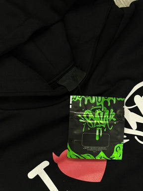 MOLETOM CANGURU SYNA I LOVE - PRETO