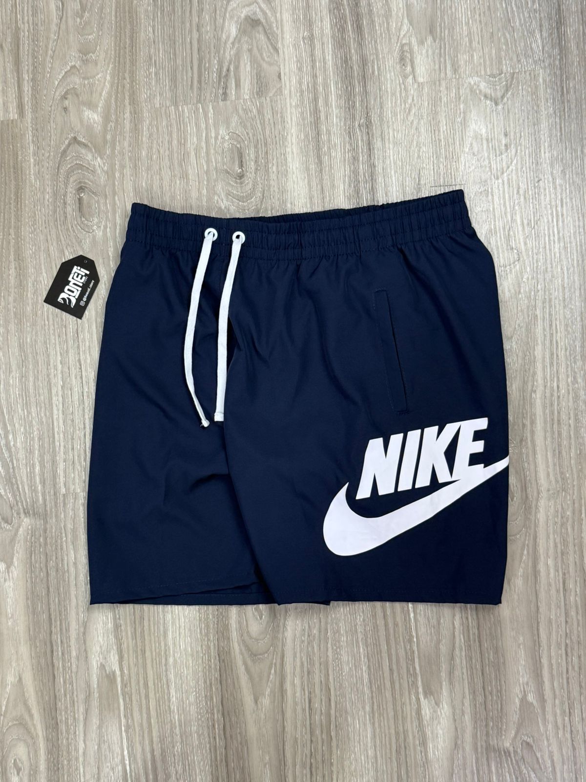 SHORTS TACTEL NK ICON - AZUL MARINHO