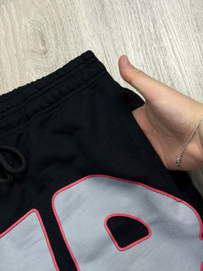 SHORTS MOLETOM NK AIR LOGO - PRETO