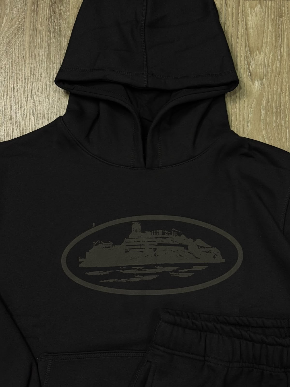 CONJUNTO CORTEIZ MOLETOM ISLAND - BLACK GREY