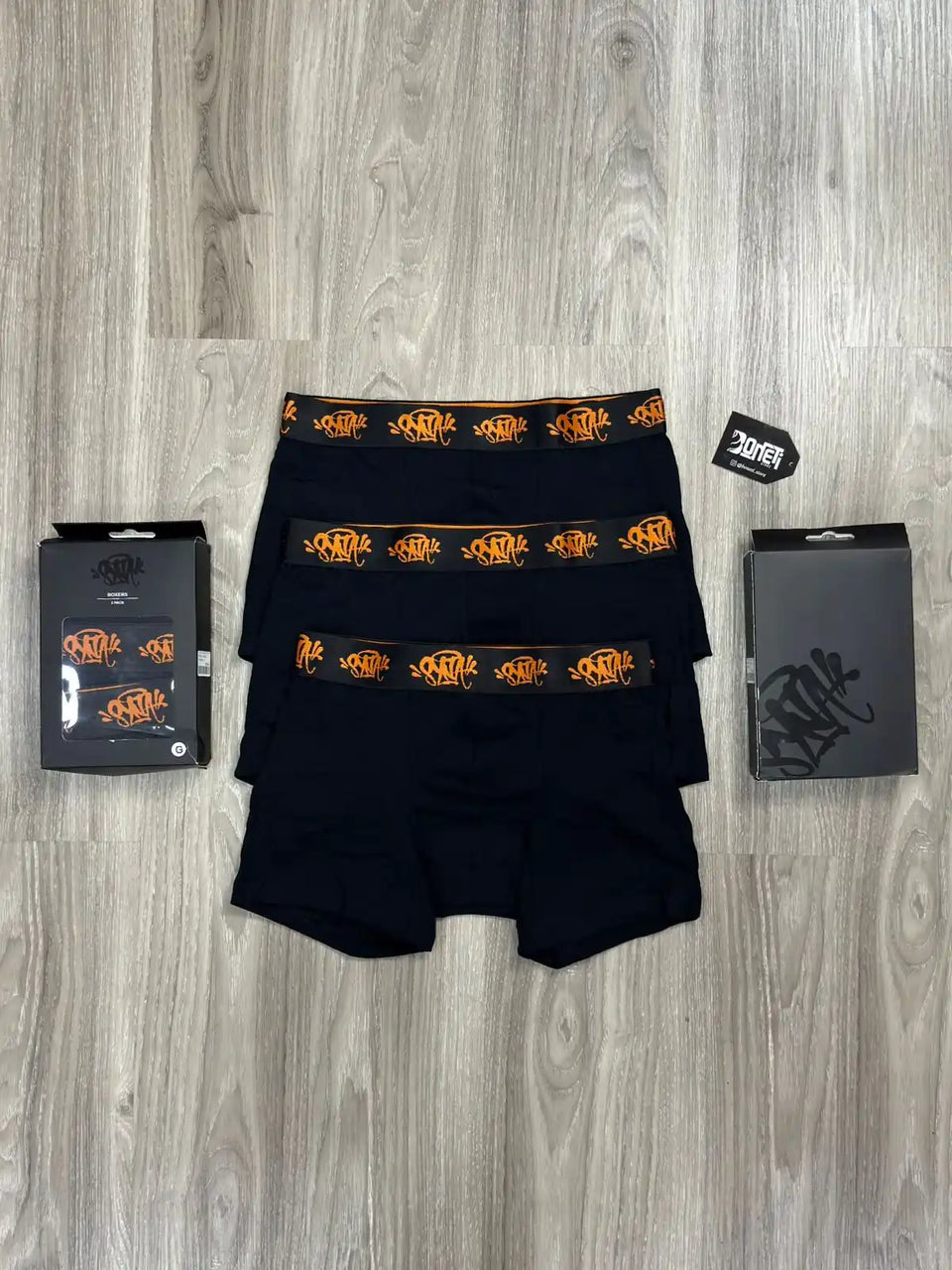 PACK 3 CUECAS SYNA WORLD - BLACK ORANGE