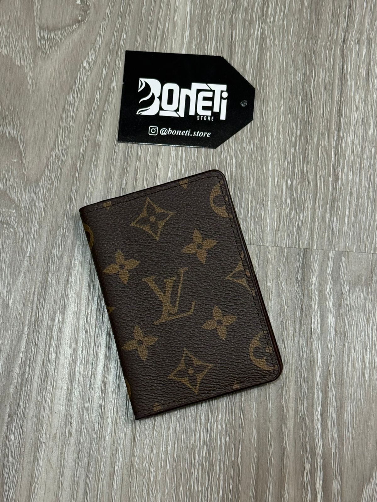 PORTA CARTÃO LV ECLIPSE - MARROM