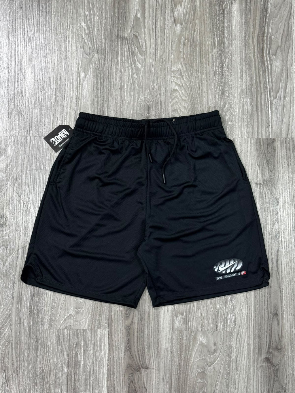 SHORTS AERODRY NK THE FUTURE IS - PRETO