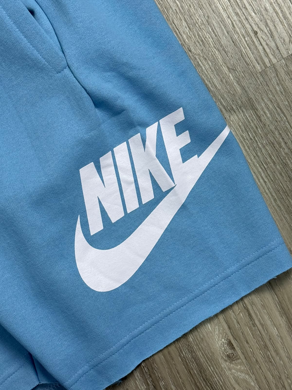 SHORTS MOLETOM NK ICON - AZUL