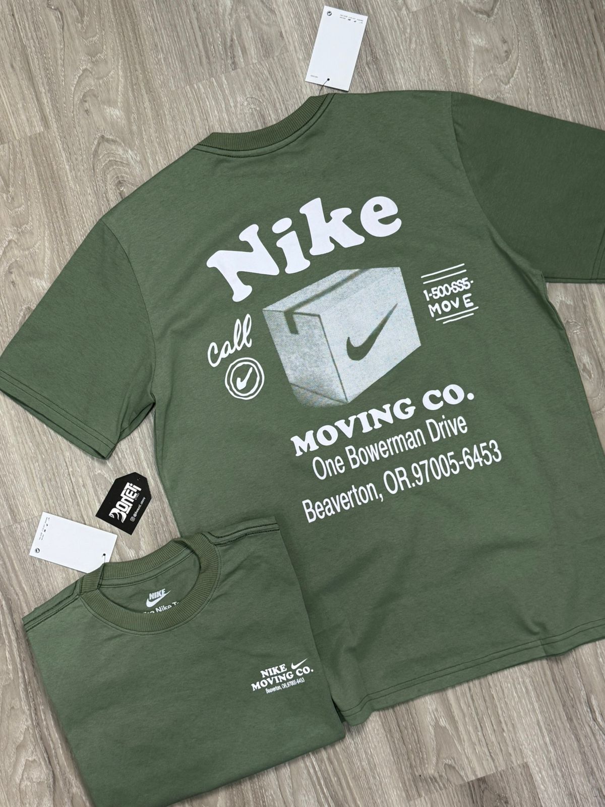 CAMISETA NK MOVING CO - VERDE MUSGO