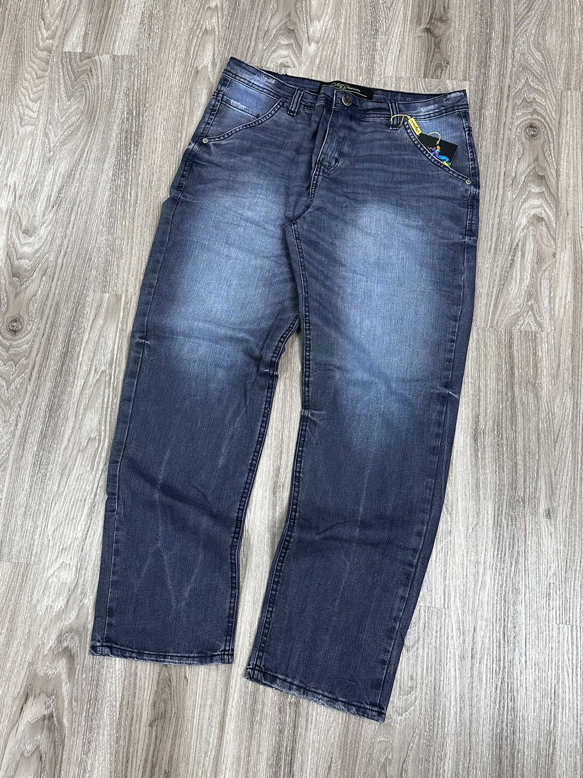 CALÇA RETA JEANS DENIM - 11