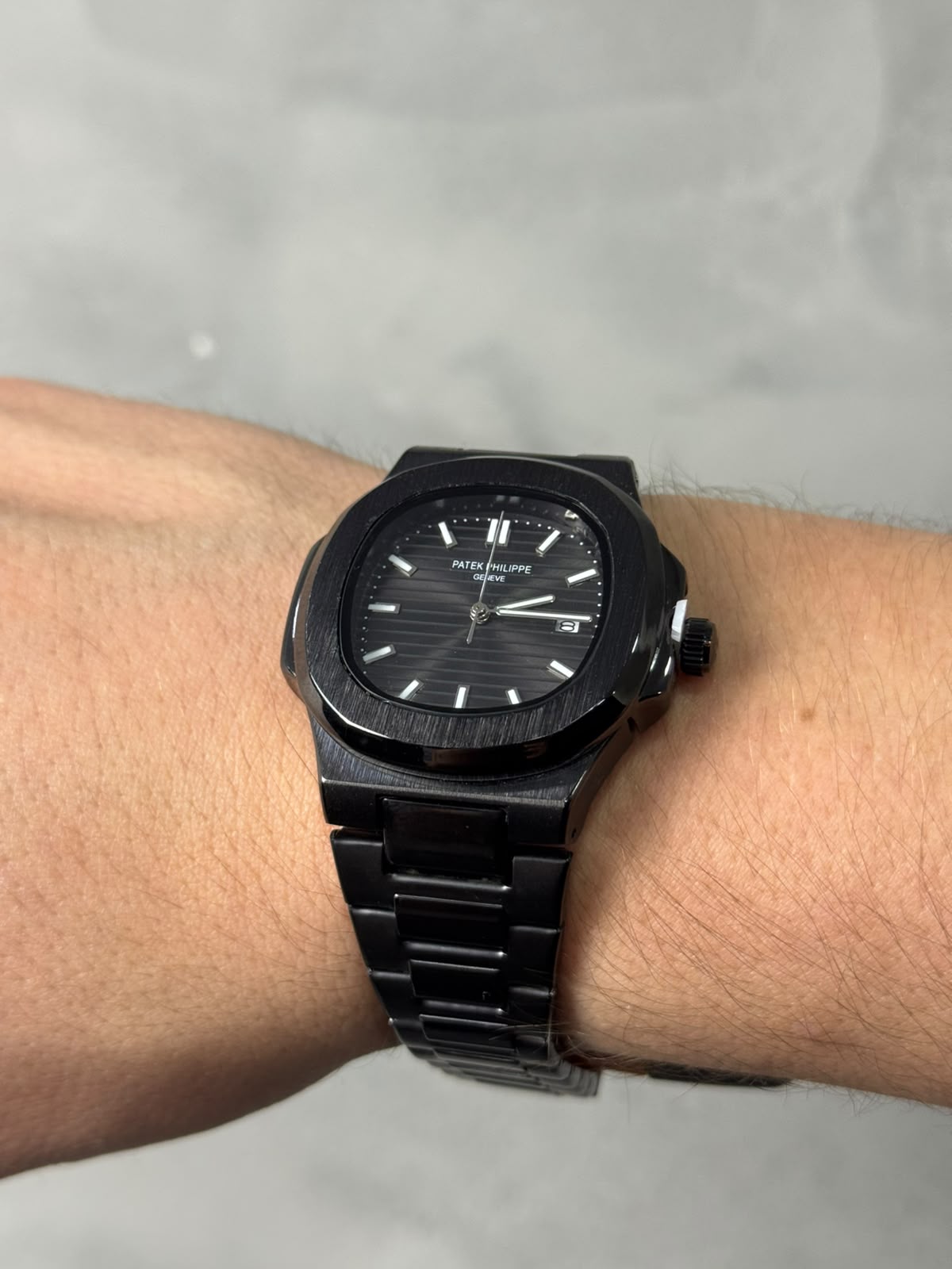 RELÓGIO PATEK NAUTILUS - ALL BLACK