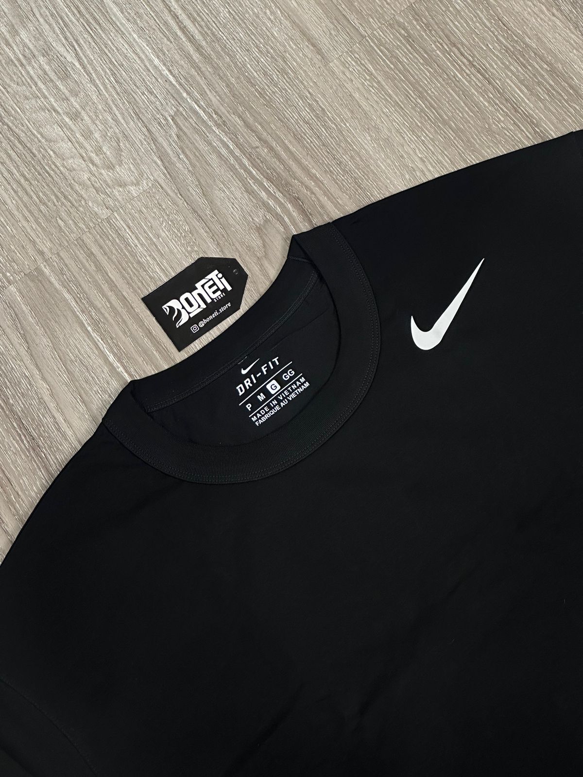 CAMISETA OVERSIZED DRI-FIT NK - PRETO