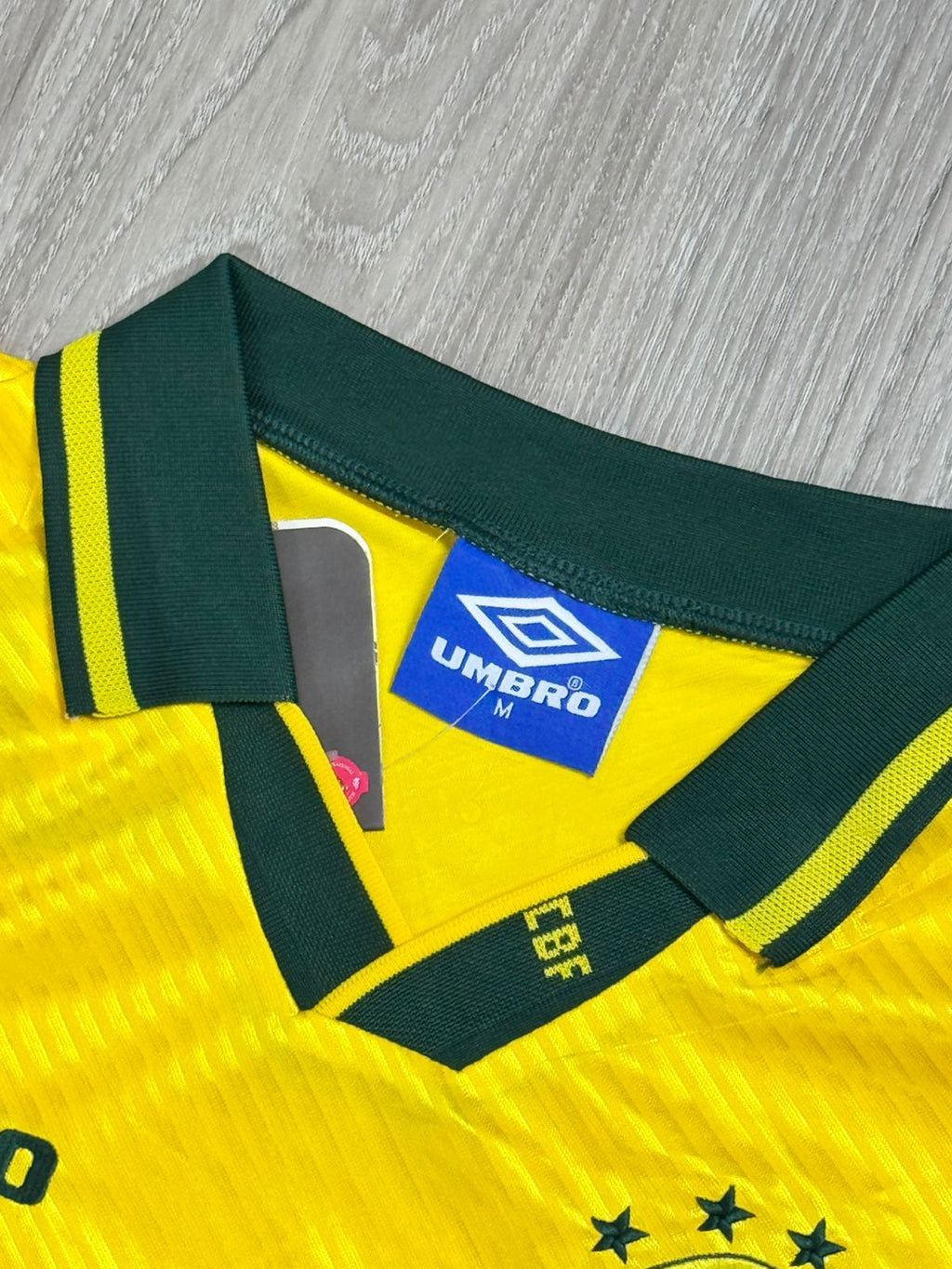 CAMISA RETRÔ BR 1994 TETRA - AMARELA