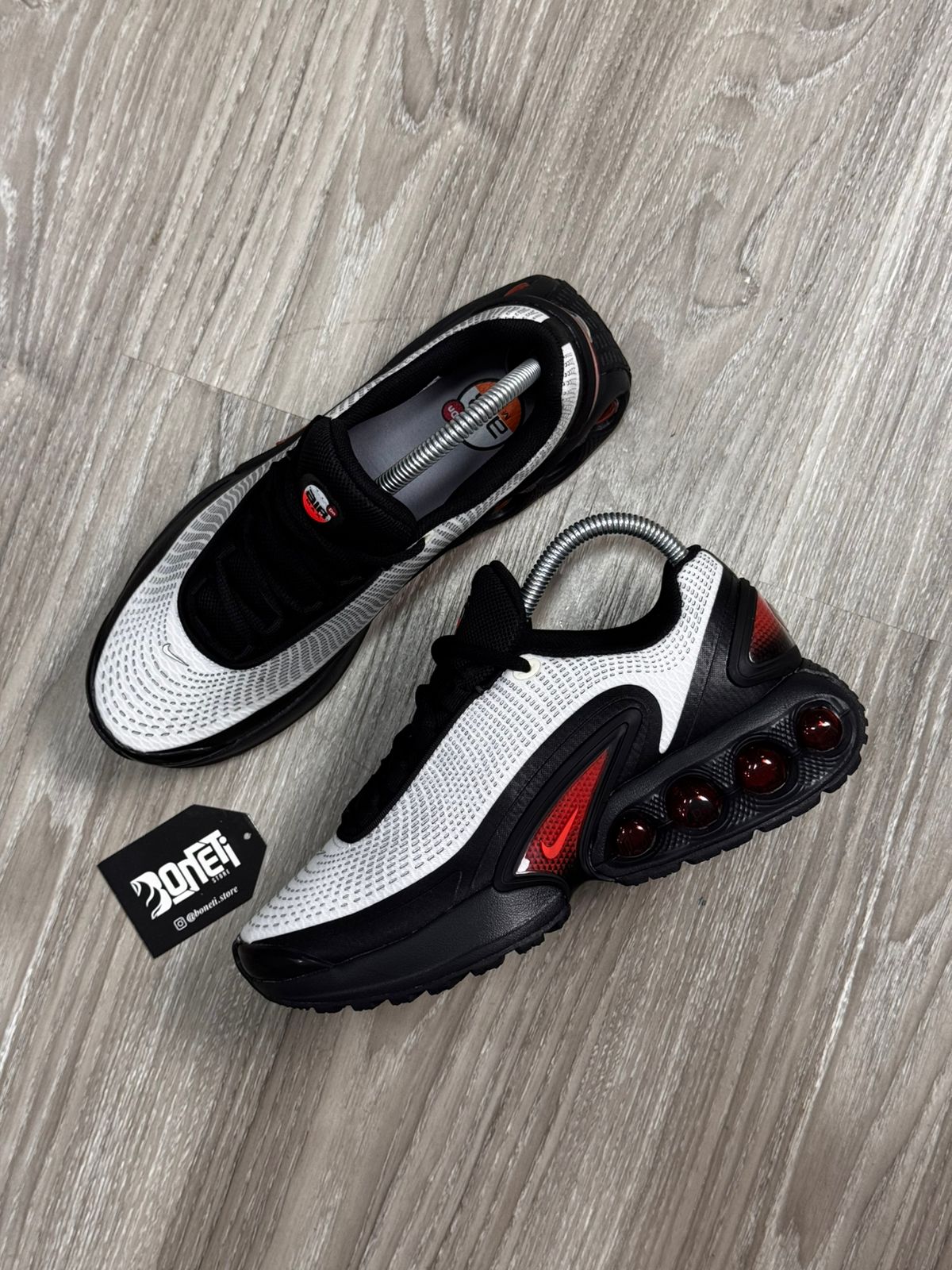 TÊNIS NK AIR MAX DN - BLACK WHITE RED