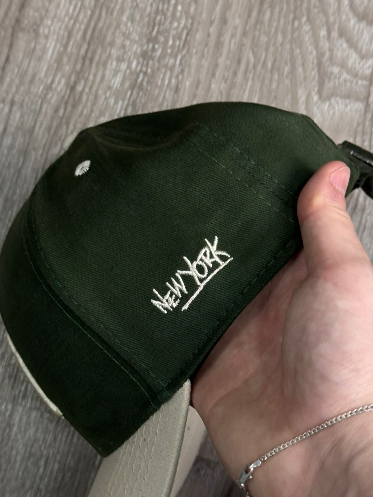 BONÉ NEW ERA LOGO - VERDE/CREME