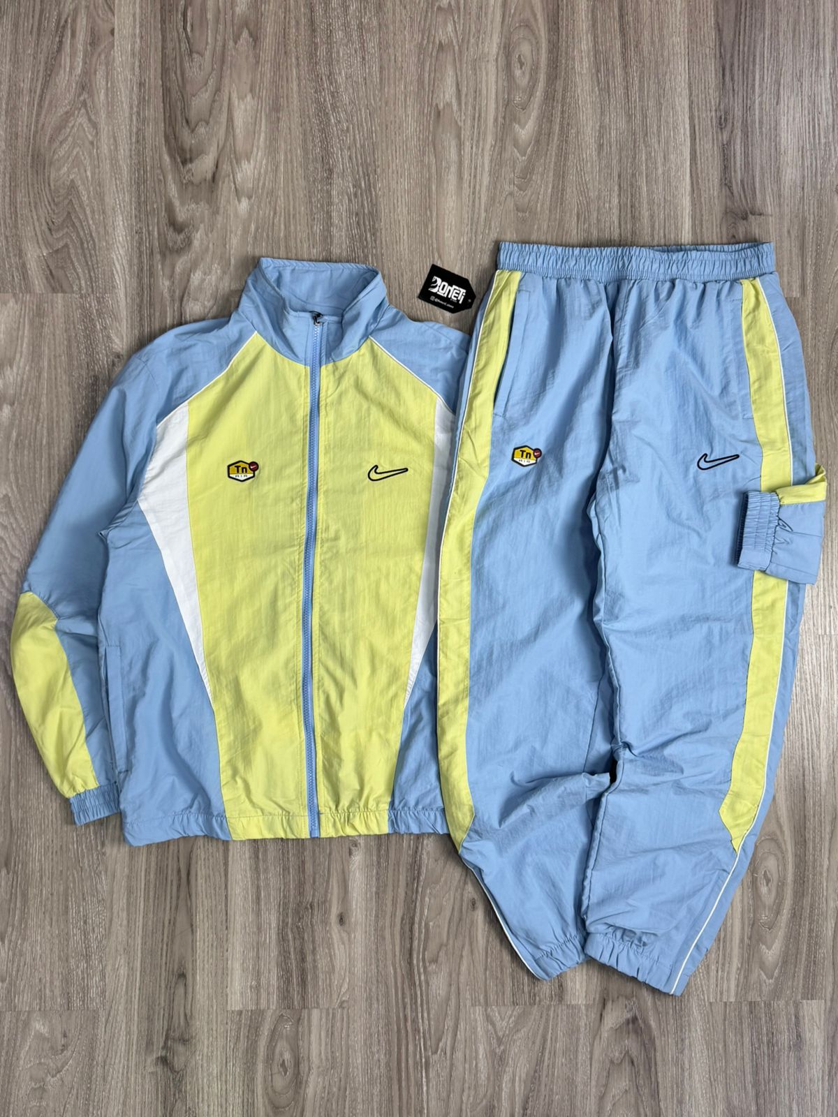 CONJUNTO TACTEL NK TRACKSUIT TN AIR - AMARELO