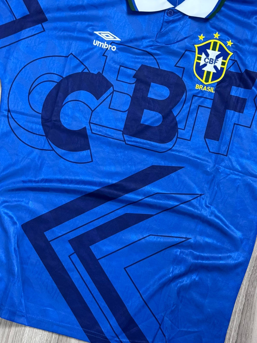 CAMISA RETRÔ BR 1994 TETRA - AZUL