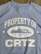 CONJUNTO CORTEIZ MOLETOM PROPERTY - BABY BLUE